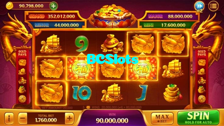 BCSlots casino presented on mobile device in Pakistan with slots and live games